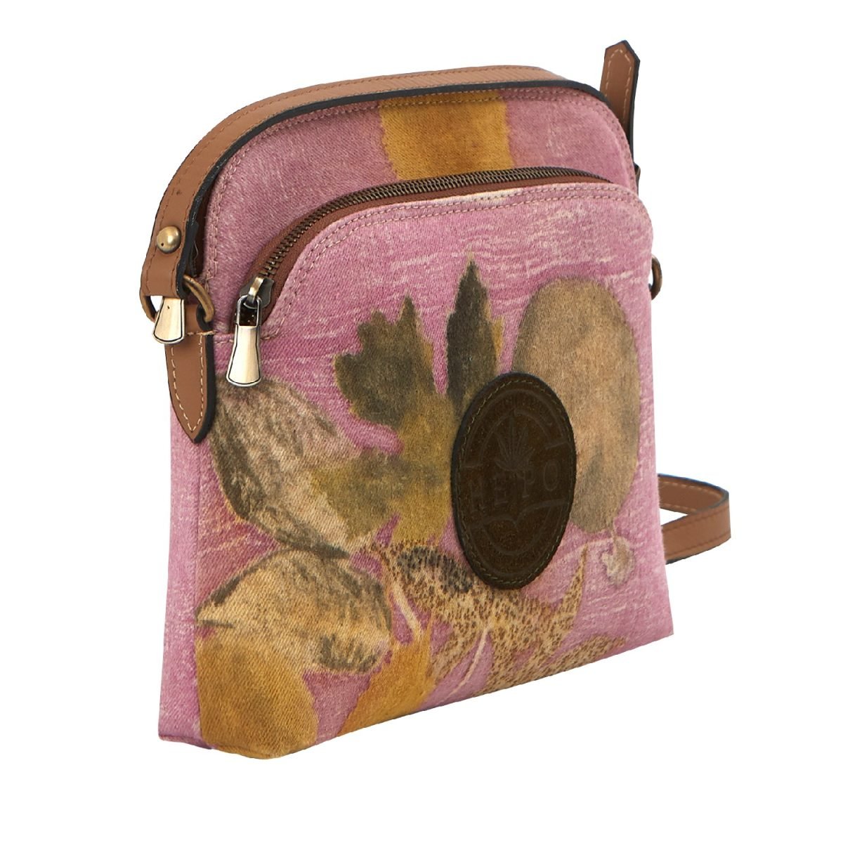 Lak Ecoprint Özel Üretim Kenevir Çanta